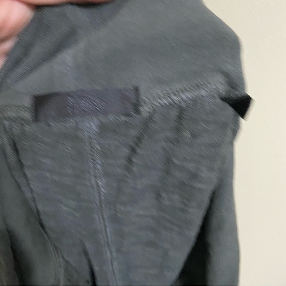 Atm Sz XS Sublime Slub Jersey Wide Leg Slub Cotton Pants sage green - Picture 4 of 5